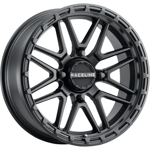 Raceline Wheels #A11B-22756-00 - Wheel - Krank XL - Front/Rear - Black - 22x7 - 4/156 - 0 mm