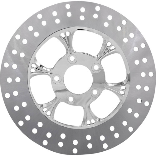 RC Components #ZSSCOG320A-102C-LF2K - Floating Brake Rotor - Front Left - Majestic - 320 mm - Chrome