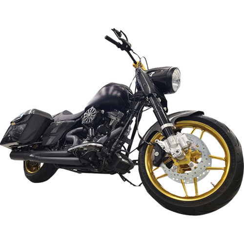 RC Components #193-140G-F - Wheel - Laguna - Front - Dual Disc/without ABS - Gold - 19x3