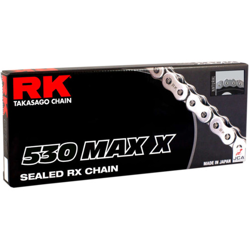 RK #530MAXX-150-CC - 530 Max X - Drive Chain - 150 Links - Chrome