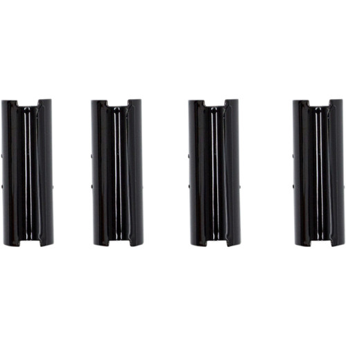 S&S Cycle #930-0138 - Pushrod Cover Keeper Set - Gloss Black - 2.200" - M8