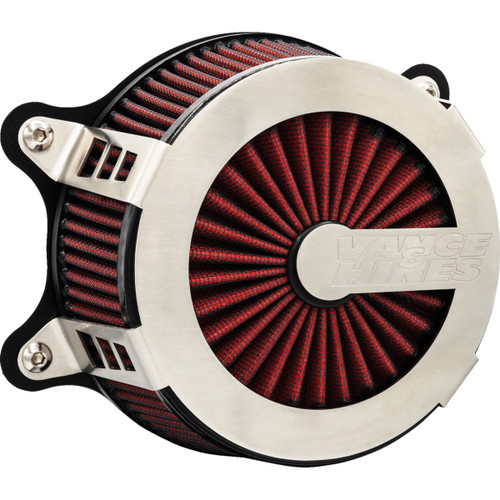 Vance & Hines #71106 - VO2 Cage Fighter Air Intake Kit - Brushed