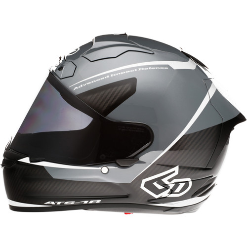 6D Helmets #30-0589 - ATS-1R Helmet - Alpha - Silver - 2XL