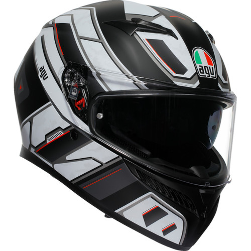 AGV #2118381004-019-S - K3 Helmet - Rivia - Matte Black/White - Small
