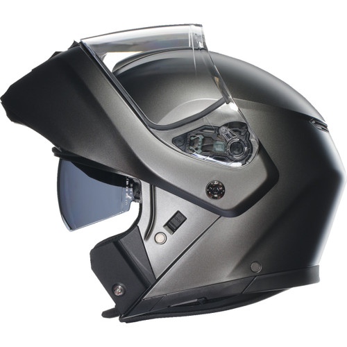 AGV #21182960020092X - Streetmodular Helmet - Mono - Matte Gray - 2XL