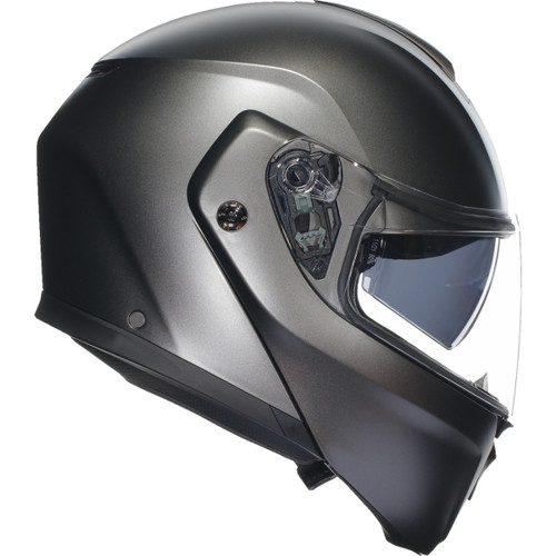AGV #21182960020092X - Streetmodular Helmet - Mono - Matte Gray - 2XL