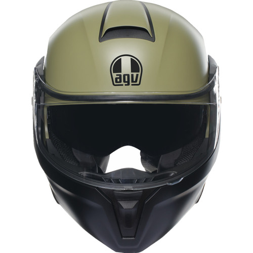 AGV #2118296002010M - Streetmodular Helmet - Mono - Matte Pastello Green/Black - Medium