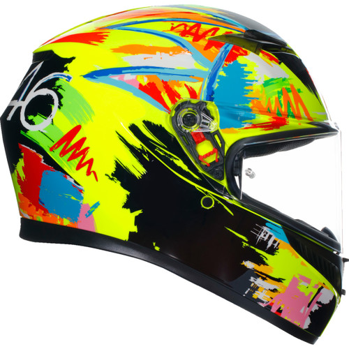 AGV #2118381004003L - K3 Helmet - Rossi Winter Test 2019 - Large