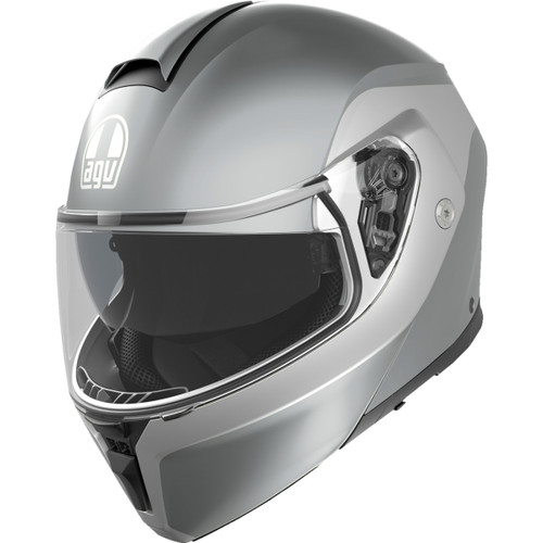 AGV #2118296002004M - Streetmodular Helmet - Levico - Double Light Gray - Medium
