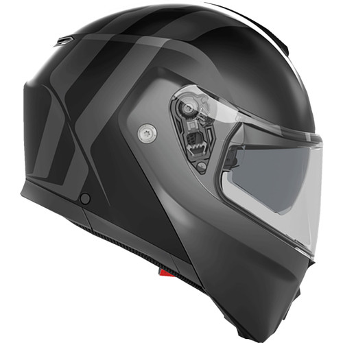 AGV #2118296002005S - Streetmodular Helmet - Resia - Matte Black/Gray - Small