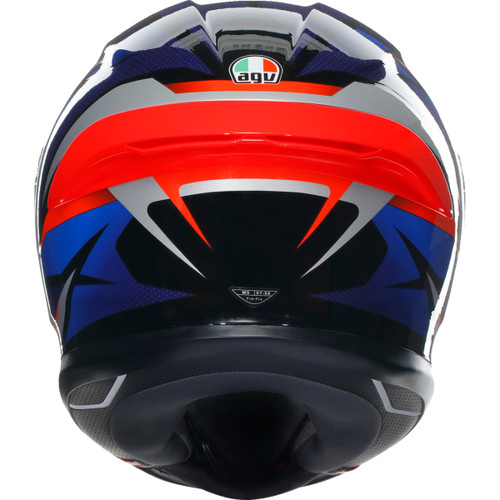 AGV #2118395002015XL - K6 S Helmet - Slashcut - Black/Blue/Red - XL