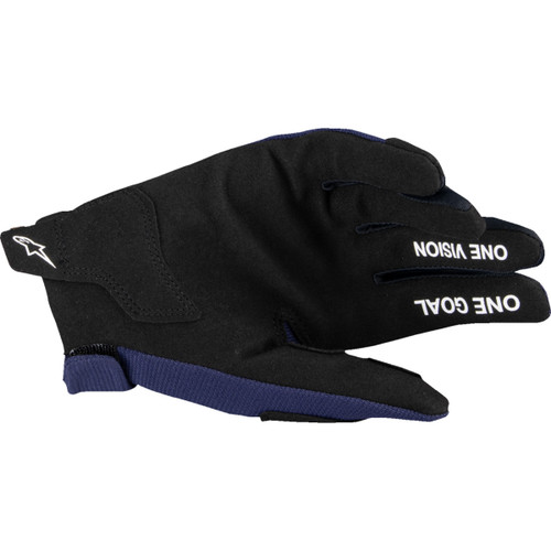 Alpinestars #3541824-7120-2XS - Youth Radar MX Gloves - Night Navy/White - 2XS
