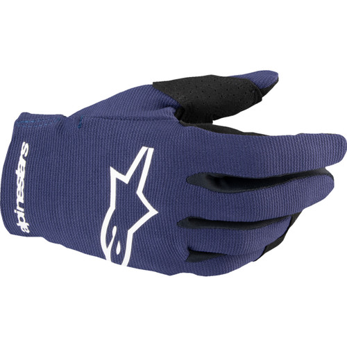 Alpinestars #3541824-7120-L - Youth Radar MX Gloves - Night Navy/White - Large