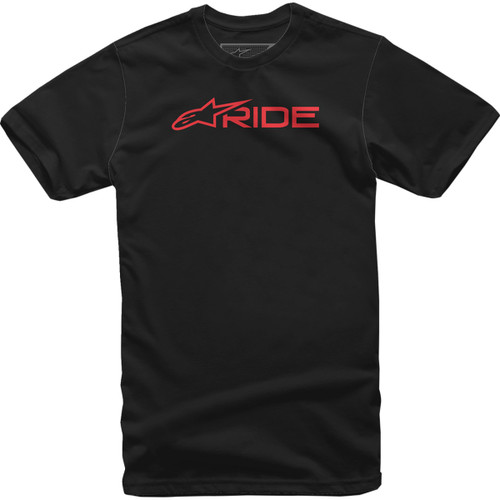 Alpinestars #1232722001030XL - Ride 3.0 T-Shirt - Black/Red - XL