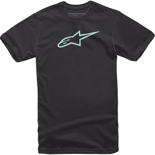 Alpinestars #10327203010872X - Ageless T-Shirt - Black/Mint - 2XL