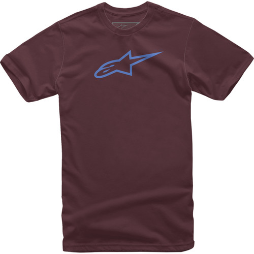 Alpinestars #10327203083702X - Ageless T-Shirt - Maroon/Blue - 2XL