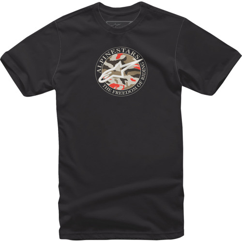 Alpinestars #12137266010XXL - Dot Camo T-Shirt - Black - 2XL
