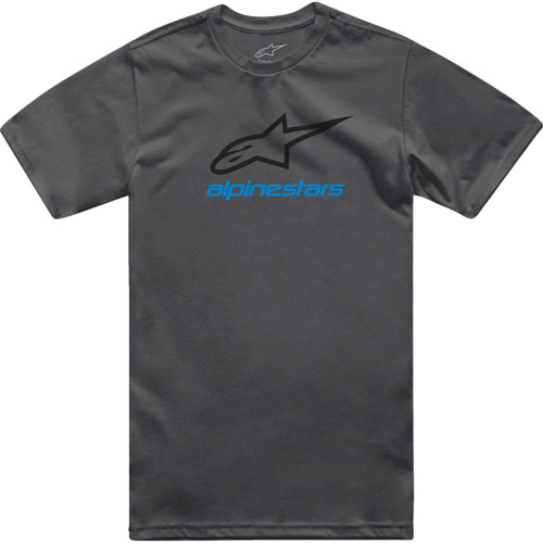 Alpinestars #1214-73106-1818-L - Always 2.0 CSF T-Shirt - Charcoal/Black/Blue - Large