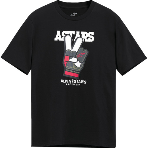 Alpinestars #1244-72120-10-M - Peaceout CSF T-Shirt - Black - Medium