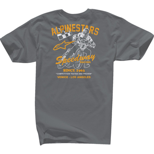 Alpinestars #12137260018XXL - Speedway T-Shirt - Charcoal - 2XL