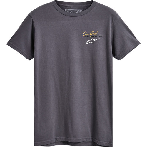 Alpinestars #123372150182XL - Flagged T-Shirt - Charcoal - 2XL