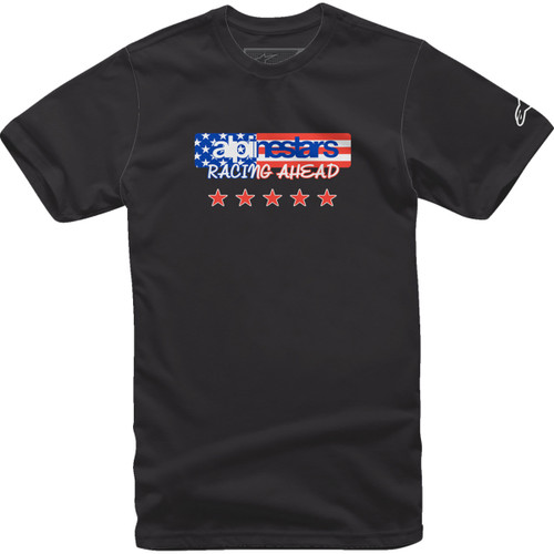 Alpinestars #12137261010XL - USA Again T-Shirt - Black - XL