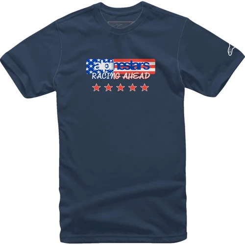 Alpinestars #12137261070XL - USA Again T-Shirt - Navy - XL