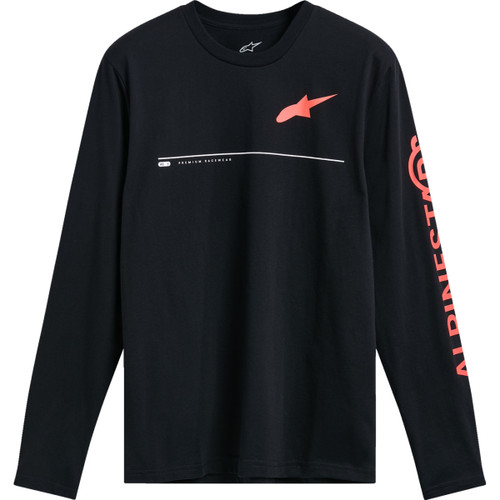 Alpinestars #1215-71200-10-M - Committed Long-Sleeve CSF T-Shirt - Black - Medium