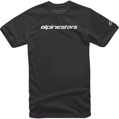 Alpinestars #1212720201011XL - Linear Wordmark T-Shirt - Black/Gray - XL