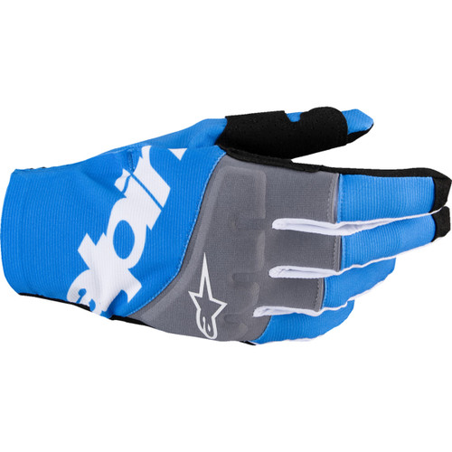 Alpinestars #3560125-17-M - Techstar MX Gloves - Black/Blue - Medium