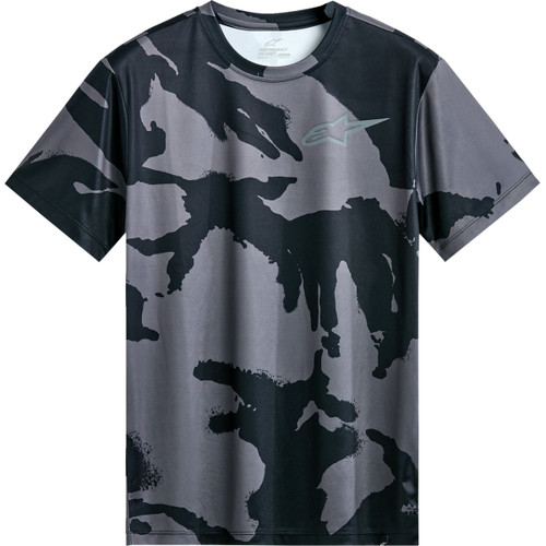 Alpinestars #1214-70020-160-M - Camo Performance T-Shirt - Black/Camo - Medium