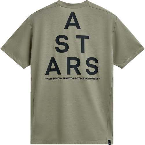 Alpinestars #1215-73400-61-L - Attrition Performance T-Shirt - Light Green/Black - Large