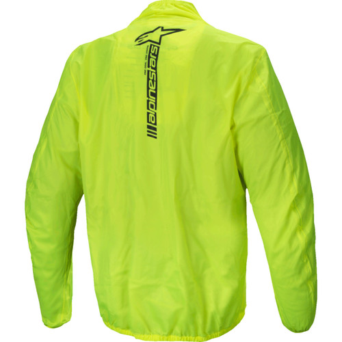 Alpinestars #3200525-55-S - Hurricane Rain v2 Jacket - Yellow Fluo - Small
