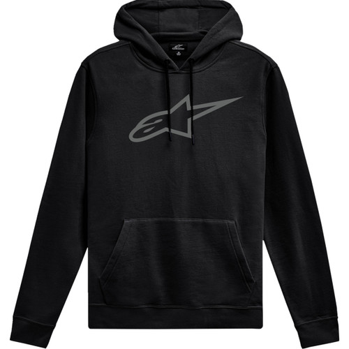 Alpinestars #1244-52000-1011-2X - Ageless V3 Pullover Hoodie - Black/Gray - 2XL