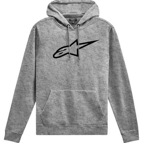 Alpinestars #1244-52000-1126-L - Ageless V3 Pullover Hoodie - Heather Gray/Black - Large