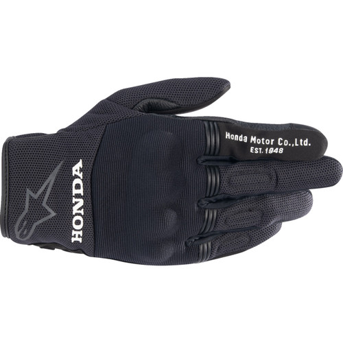 Alpinestars #3568321-10-L - Honda Copper Gloves - Black - Large