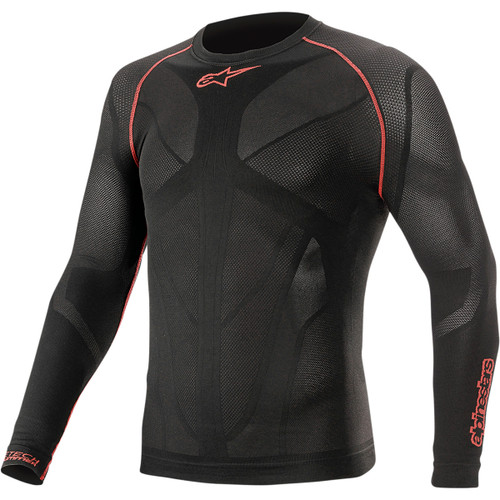 Alpinestars #4752521-13-M/L - Ride Tech v2 Summer Long Sleeve Underwear Top - Black - M/L
