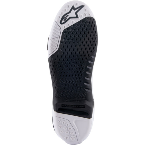 Alpinestars #25SUT21-12-7.8 - Tech 10 Sole - Black/White - US 7-8