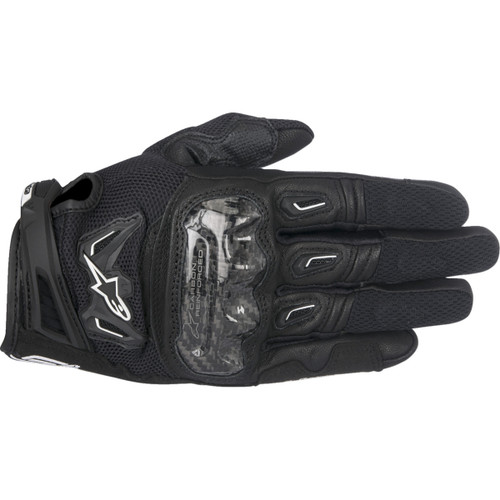 Alpinestars #3567717-10-L - SMX-2 Air Carbon V2 Gloves - Black - Large