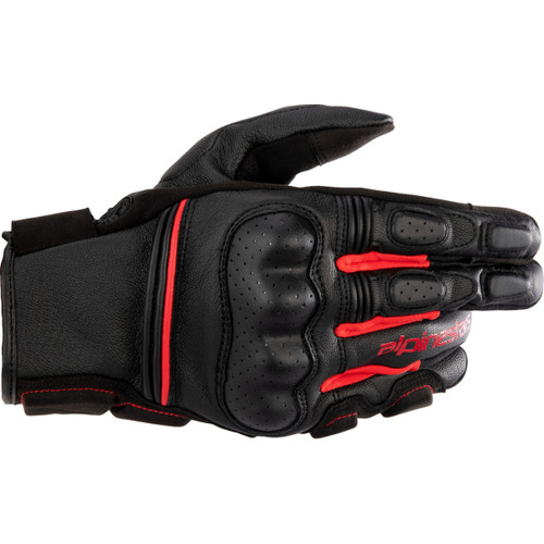 Alpinestars #3501723-1303-3X - Phenom Gloves - Black/Bright Red - 3XL