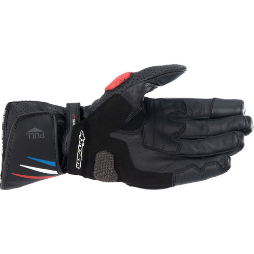 Alpinestars #3558423-1317-3X - Honda SP-8 V3 Gloves - Black/Bright Red/Blue - 3XL