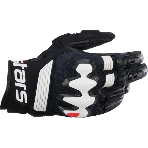 Alpinestars #3504822-12-3XL - Halo Gloves - Black/White - 3XL