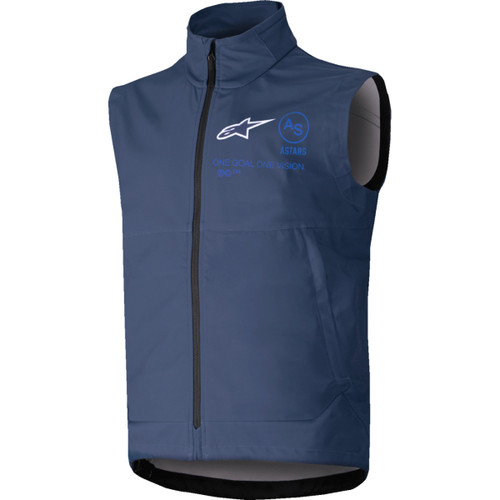 Alpinestars #3700325-7158-2X - Techstar Softshell Vest - Navy - 2XL