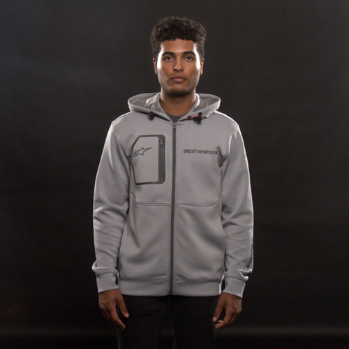 Alpinestars #1212530201026XL - Convex Tech Hoodie - Heather Gray - XL
