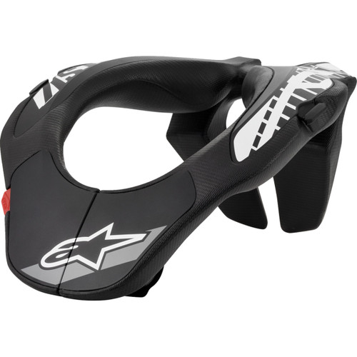 Alpinestars #6540118-12-OS - Youth Neck Support - Black/White - One Size
