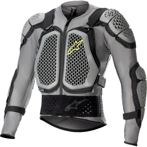Alpinestars #6506823-915-XL - Bionic Action v2 Protection Jacket - Gray/Black/Yellow - XL