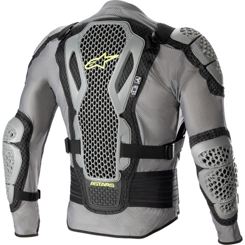 Alpinestars #6506823-915-XL - Bionic Action v2 Protection Jacket - Gray/Black/Yellow - XL