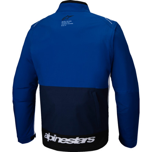 Alpinestars #3700225-7174-M - Lite-Dura Softshell Jacket - Navy/Blue/White - Medium
