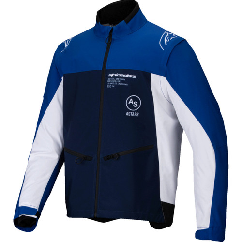 Alpinestars #3700225-7174-3X - Lite-Dura Softshell Jacket - Navy/Blue/White - 3XL