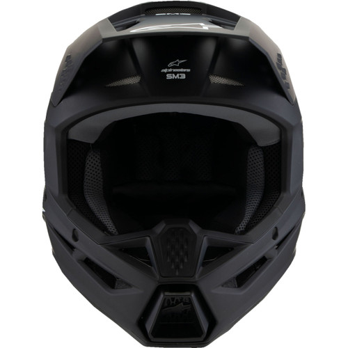 Alpinestars #8302225-110-YS - Youth SM3 Helmet - Solid - Matte Black - Small